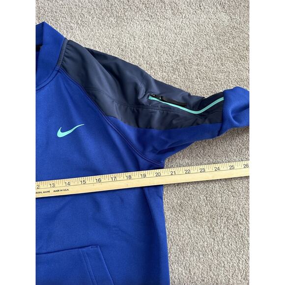Nike Therma-FIT Men's Training Full Zip Bomber Jacket Size Small DQ4852-455 Blue - Picture 5 of 7